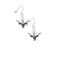 thumbnail image 3 of Delight Jewelry Silvertone Longhorn Silver tone Infinity French Earrings, 3 of 4