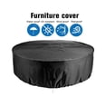 thumbnail image 4 of Cubierta protectora para muebles de jardín, tela Oxford 210D de 227x100cm, para mesas y sillas redondas de Patio, cubierta impermeable y a prueba de polvo, 4 of 4