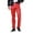 A-Red484, variant on XIAONU Men's Black Leather Pants Slim-Fit Button Closure Skinny Trousers Night Out Fashion Pant