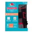thumbnail image 2 of Fruit of the Loom Men's Breathable No Show Socks 8 Pack, 2 of 5