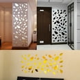 thumbnail image 3 of Splihome 3D Wall Sticker Oval Mirror Wall Sticker Diy Acrylic Wall Sticker Black, 3 of 5