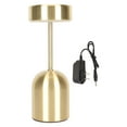thumbnail image 2 of Lampe de Table Sans Fil, Dorée 3 Températures de Couleur Lampe de Table LED avec Port USB Type C pour Restaurant, 2 of 8