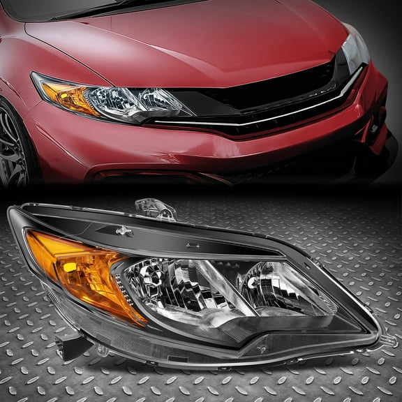 Nuvision for 2014-2015 Honda Civic Coupe Passenger Side OE Style Headlight Chrome Housing