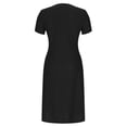 thumbnail image 3 of Robe d'Été Décontractée à Œillets pour Femmes, Robe Maxi Brodée Boho, Robe Longue Plissée, Vêtements Tendance pour Vacances à la Plage 2025, 3 of 6