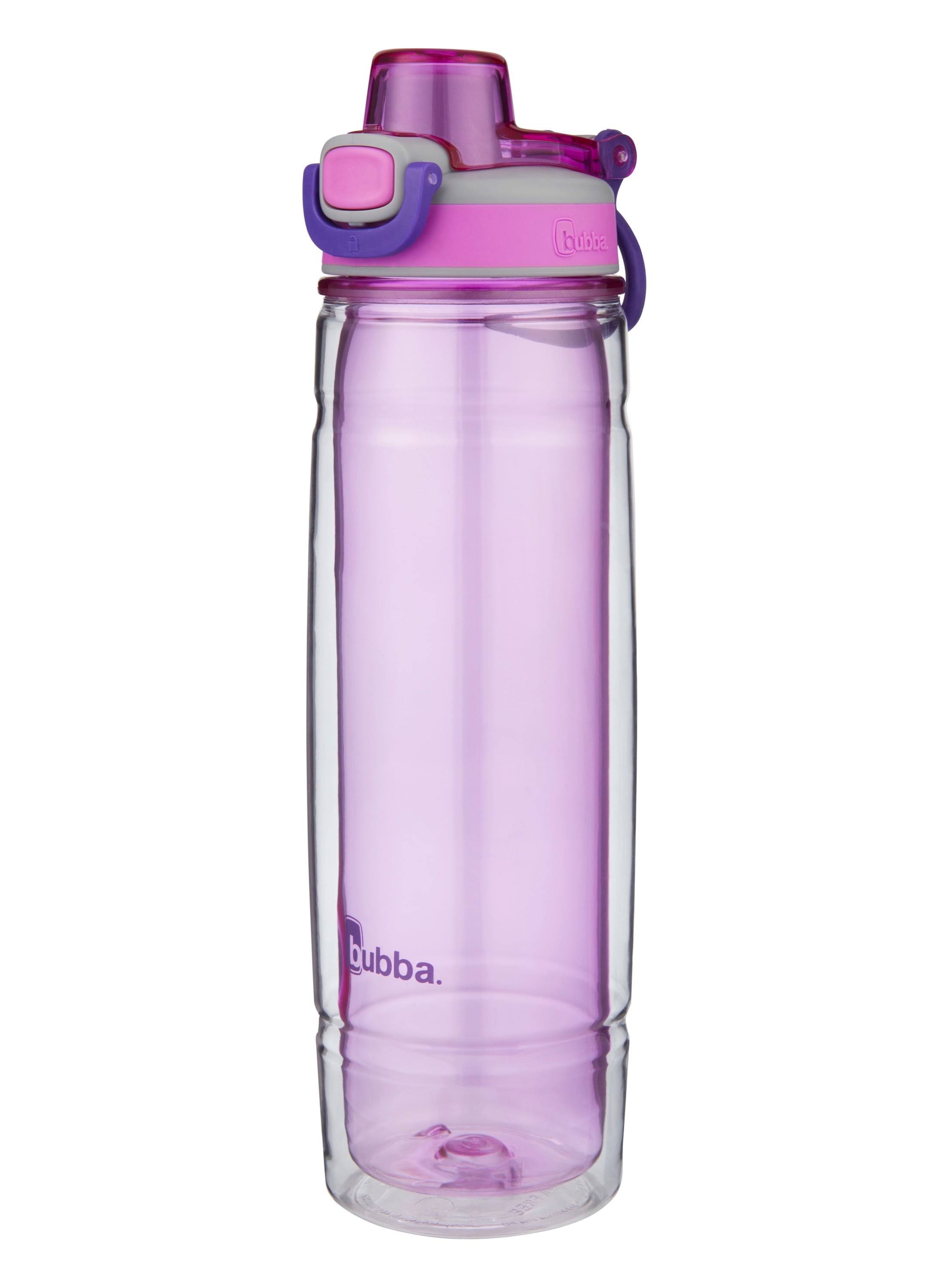 Insulated Water Bottle 24oz Hibiscus Blue Pink – Happy Wahine