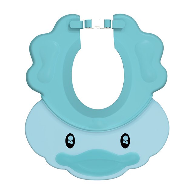 Gorro de baño para bebé Escudo Seguro para bebé Gorro de ducha para bebé Gorro de baño de champú de silicona ajustable Proteger los oídos de los ojos para bebés Niños pequeños Niños Niños LingWen 9024715118196