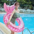 thumbnail image 2 of Respaldo Anillo Natación Inflable Círculo Natación Flotante para Adultos (Rosa 110), 2 of 7