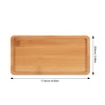 thumbnail image 2 of IDEANATEGRATE 6Pcs Khaki Tea Tray Rectangular Elegant Minimalist for Hosts, 2 of 8