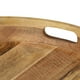 thumbnail image 4 of Mesa de Centro vidaXL de Madera Maciza de Mango y Acero 50 cm Estilo Industrial, 4 of 9