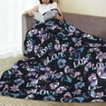 thumbnail image 6 of Zufioo Love Butterflies Fleece Blanket Queen Size,Plush Bed Blanket,Ultra Soft Throw Blanket,Plush Fuzzy Cozy Blanket Perfect for Bed,Couch-50"x40", 6 of 7