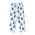 thumbnail image 4 of Haiem Penguin Winter Fun Women's Pajama Pants Ultra Lightweight Pjs Bottoms Sleepwear Bottom Pants With Pocket Drawstring-Small, 4 of 7
