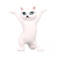 thumbnail image 1 of 20xDancing Gatos Lindos Adorno Escultura Decoración Blanco Sunnimix Escultura de estatua de gato, 1 of 7