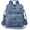 Blue, variant on PU Leather Backpack Purse for Women Fashion Multipurpose Design Handbag Ladies Shoulder Bags Travel Backpack Black