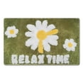 thumbnail image 1 of Soft and Safe 20x32 inch Flower Bath Rugs with Non-Slip Base for Bathroom, 1 of 5