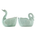 thumbnail image 4 of Shisuyan 2Pcs Ceramic Flowerpot Cartoon Swan Design Plant Pot Succulent Plant Holder, 4 of 8