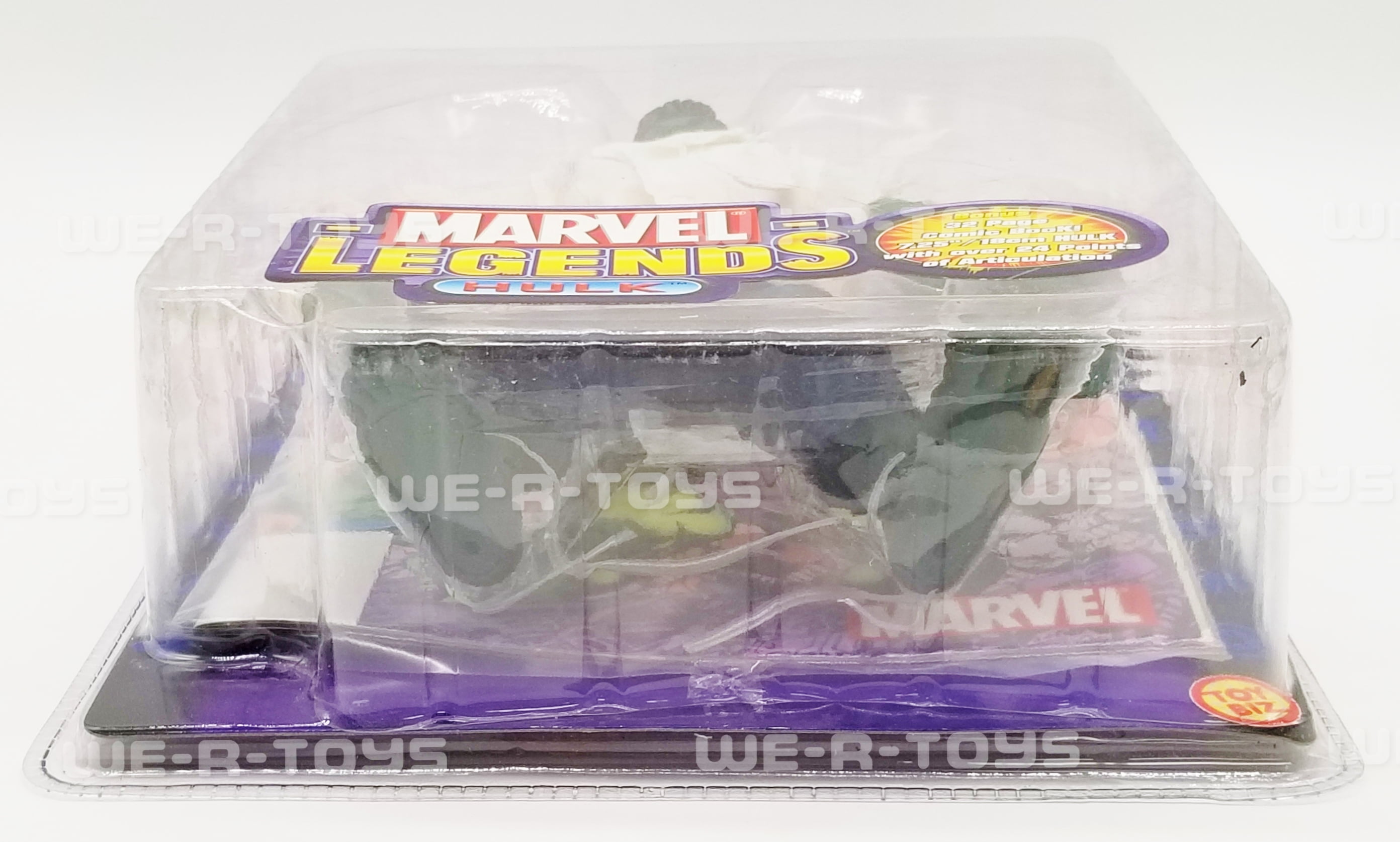 Nip Marvel Legends Hulk Series 2 Collectible Action Figure With Comic Book