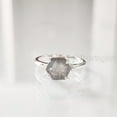 thumbnail image 5 of Labradorite Ring, 925 Sterling Silver, Women Ring, Natural Labradorite, Hexagon Birthstone, Christmas, Thanksgiving, Tiny Dainty Ring, CZ Ring, Handmade, Statement Jewelry, Wedding, Anniversary Gift, 5 of 8