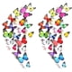 thumbnail image 1 of 38 piezas de calcomanías de pared de mariposas, pegatinas de decoración de pared de mariposas 3D para decoración de pared del hogar, habitación, guardería, 1 of 6