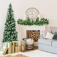 thumbnail image 4 of Resenkos 6ft Hinged Artificial Christmas Tree with Realistic Pine Cones & Stand, Green, 4 of 10