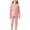 Pink, variant on TIREOW Girls and Boys Thermal Underwear 2 Piece Set Solid Color Crewneck Long Sleeve Top and Matching Pants Loungewear Sleepwear Set