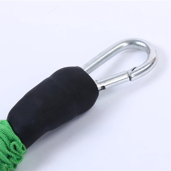 CHICHUMID 1Set Embedded D-ring Green Resistance Band for Agility Training and Short Burst Sprints 12 x 0.6 x 0.2in