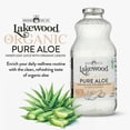 thumbnail image 3 of Lakewood Organic Fresh Pressed Aloe Vera Juice With Lemon 32 fl oz, 3 of 6