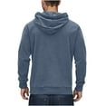 thumbnail image 3 of Under $10 Mens Hooded Sweatshirt Long Sleeve Casual Corduroy Drawstring Pullover Hoodies with Pocket, 3 of 6