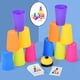 thumbnail image 4 of Juguete de apilamiento para bebés Interacción de juguetes educativos para bebés para para adolescentes y adultos - es múltiples Sunnimix Juguetes de tazas apilables para niños, 4 of 8