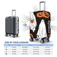 thumbnail image 5 of Goofa Halloween Ghosts And Pumpkins Pattern Luggage Covers For Suitcase,Suitcase Cover Protector Fit 18-32 Inch Luggage-Small, 5 of 9