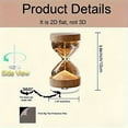 thumbnail image 5 of Valentine's Day 2D Rotating Heart Hourglass Standee, Romantic Love-Themed Tabletop Decor, Optical Illusion Funnel Design, Ideal for Anniversary, Date Night & Home Decoration, 5 of 7