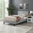 thumbnail image 5 of Linnea Twin Bed Light Gray, 5 of 5
