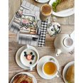 thumbnail image 4 of Spring Flowers Kitchen Dish Towels for Drying Dishes Set of 2, Farmhouse Truck Black Plaid Wood Grain Waffle Weave Microfiber Hand Tea Bathroom Towels Quick Dry & Absorbent Towel 15.7x23.6, 4 of 7