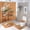 style-263, variant on 4 Piece Decor Shower Curtains Sets Personalised Sleigh Rabbit Bathroom Decor Set with Non-Slip Rugs Toilet Lid Cover And Bath Mat Personalized Gifts 12 Plastic Hooks for Bathroom Decor Set