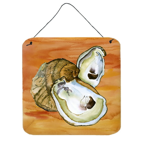 Carolines Treasures 8142DS66 Oyster Wall or Door Hanging Prints 6HX6W multicolor