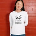 thumbnail image 4 of Steamboat Willie There is Nothing Like a Classic Women's Long Sleeve T-shirt Vintage Cartoon Mouse Retro Steam Boat Timeless, 4 of 7