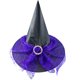 thumbnail image 2 of Xihbxyly Sombrero de Bruja de Halloween, Decoración de Encaje Vintage, Tela Suave y Cómoda, Accesorio para Disfraz de Fiesta, Perfecto para Mascaradas, Festivales y Cosplay. 34 Cm de Alto y 18 Cm de, 2 of 6