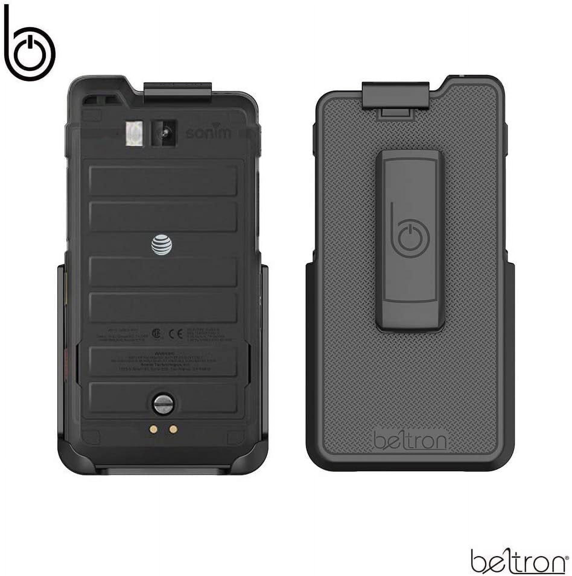 BELTRON Heavy Duty Belt Clip Holster for Sonim XP8 AT&T FirstNet Sprint Verizon XP8800 with Quick Release Latch & Durable Rotating Belt Clip Industrial Strength Supports 2.25" Duty Belt