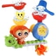 thumbnail image 1 of Juguetes de baño para niños pequeños para bebés de 1, 2 y 3 años, juguetes de bañera para niños y niñas con 2 tazas de juguete, ventosas fuertes, caja de Color creativa Ormromra WRMH-344, 1 of 6