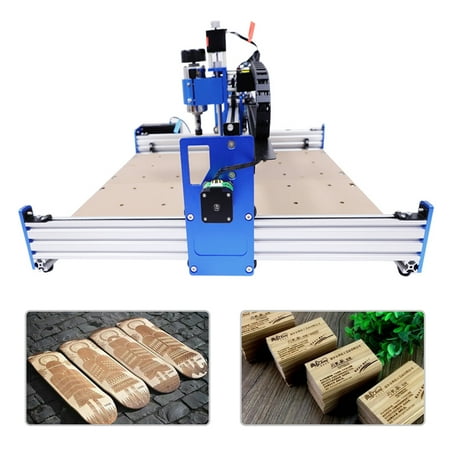 FOGGBET 4040 CNC Router Machine,Engraving Machine,Aluminum Frame USB Engraver,100W Machine Engraving for Carving Cutting Wood Acrylic MDF Nylon