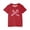 Red, variant on Bxsruta Boys Girls Kids Print Short Sleeve T-Shirt, Soft Breathable Polyester Spandex Blend, Casual Everyday Wear