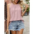 thumbnail image 3 of LAVA Womens Halter Tank Top Casual Sleeveless Summer Tops Blouse (Pink, XL), 3 of 8