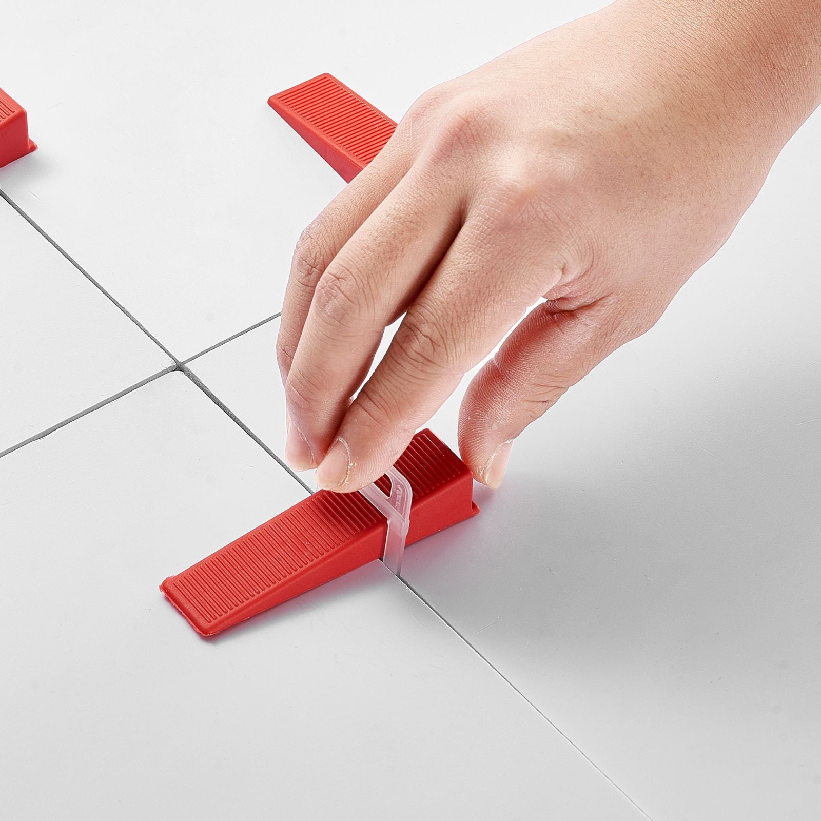 Tile Leveling System 2200pcs 1/16" Spacers, PP Material, for Floor Wall Tile Installation (Wedges Not Included)