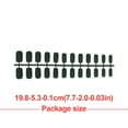 thumbnail image 2 of 1 Set Glue on Nails Medium Length Nail Strips Files Stick Full Cover Wraps Art Decals Artificial Beauty Tool Manicure Kit Decorations 3, 2 of 6