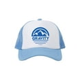 thumbnail image 1 of Mountain Stripe Logo Adjustable Mesh Trucker Hat - Blue - Light Blue/White, 1 of 1