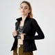 thumbnail image 3 of Abrigo de plumón de ganso blanco claro para mujer, chaqueta de plumón cálida para deportes de otoño e invierno, para correr y hacer ejercicio, 3 of 5