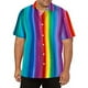 thumbnail image 2 of Camisas s Para Hombre Manga Larga Camisas casuales para hombre Camisas de playa con botones de manga corta Camisas de verano tropical (Blue, M), 2 of 3