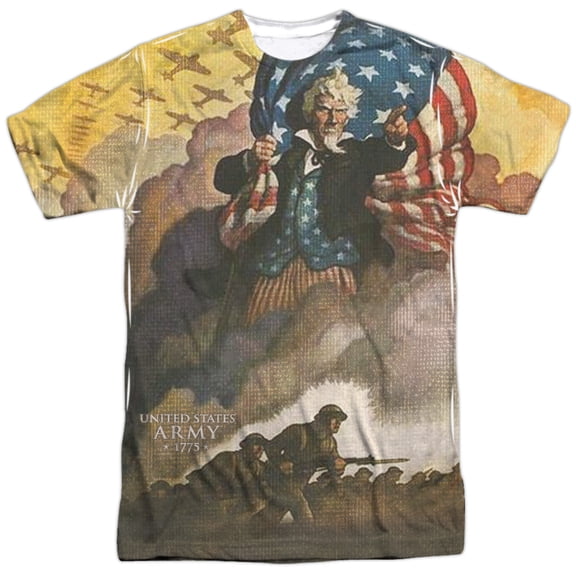 Army - Vintage Poster - Short Sleeve Shirt - Small