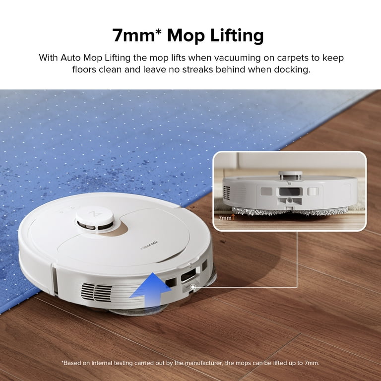 roborock Q Revo Robot Vacuum and Mop, Auto-Drying, Auto Mop Washing, Dual  Spinning Mops, Auto Mop Lifting, Self-Refilling, Self-Emptying, Reactive