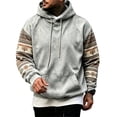 thumbnail image 2 of Western Hoodies for Men Long Sleeve Relaxed Fit Casual Hooded Sweatshirt with Pockets Vintage Cowboy Country Pullover Hoodie, 2 of 5