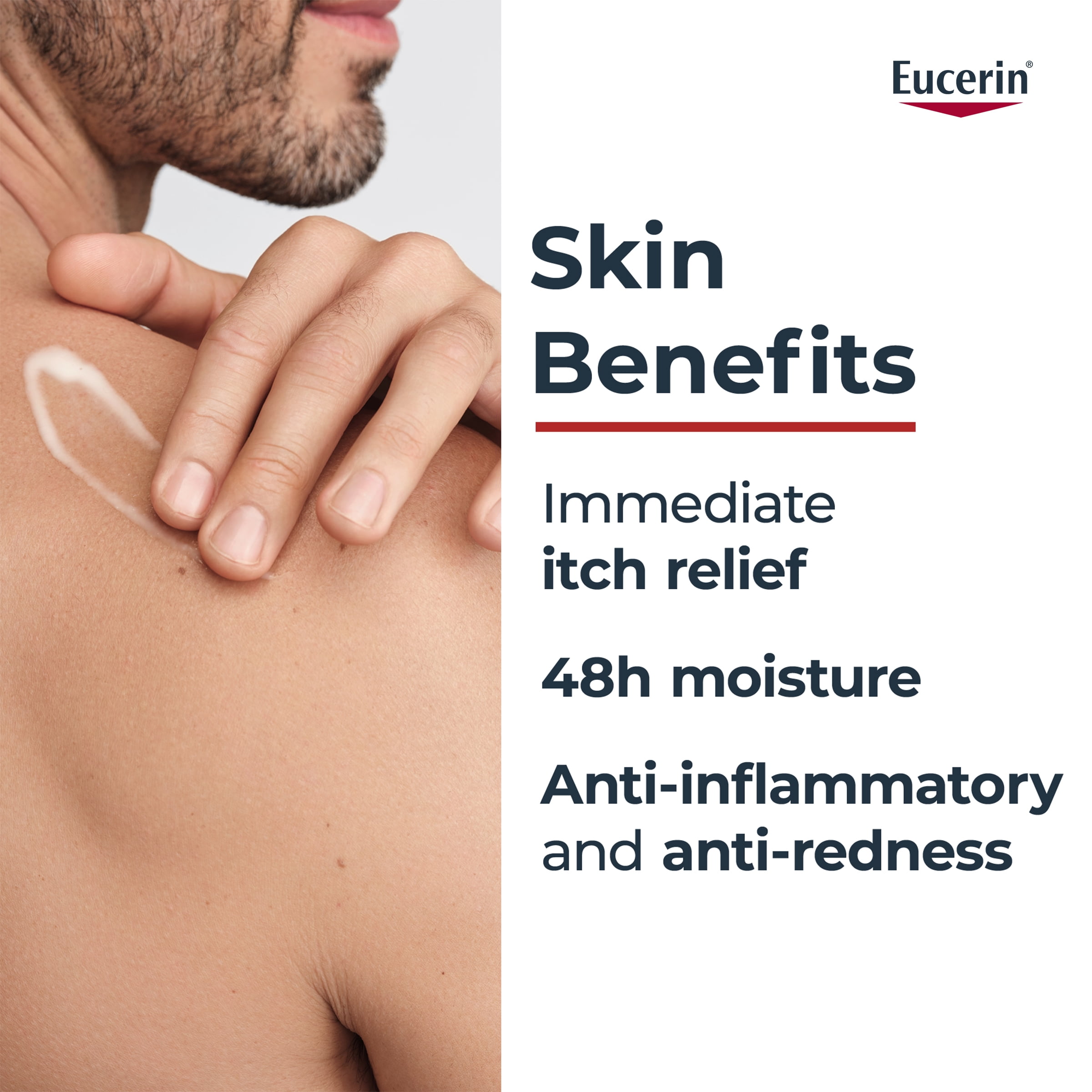 Eucerin Eczema Relief Body Cream for Eczema-Prone Skin, Steroid-Free and Fragrance-Free, Ceramide, Colloidal Oatmeal, 226g